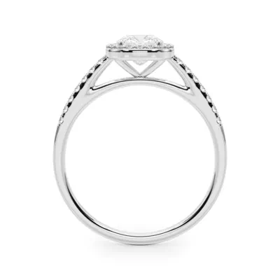 Avery Traditional Halo Engagement Ring