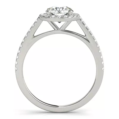 Avery Traditional Halo Engagement Ring