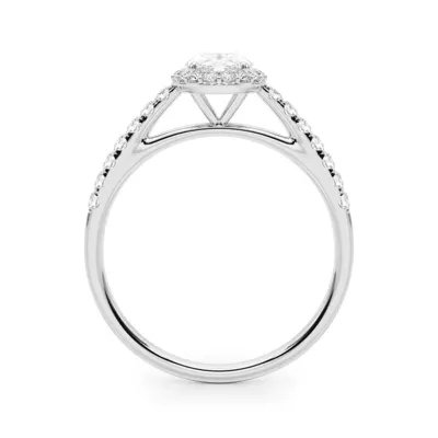 Avery Traditional Halo Engagement Ring