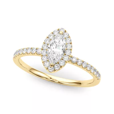 Chloe Halo Engagement Ring