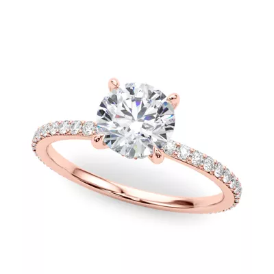 Sedona Hidden Halo Engagement Ring