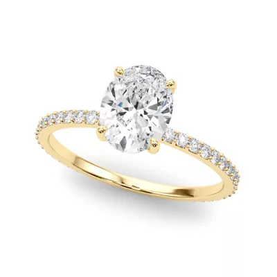 Sedona Hidden Halo Engagement Ring