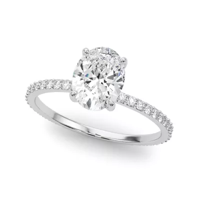 Sedona Hidden Halo Engagement Ring
