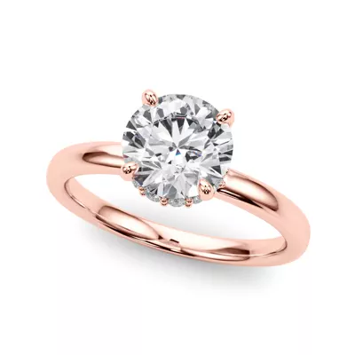 Amelie Hidden Halo Engagement Ring