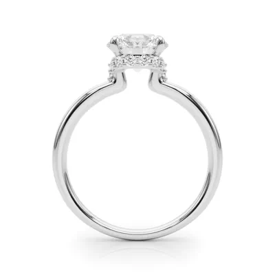 Amelie Hidden Halo Engagement Ring