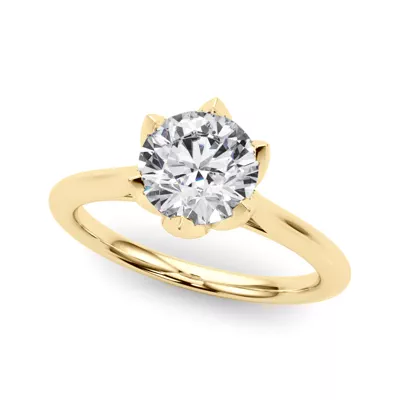 Katiel Solitaire Tulip Engagement Ring