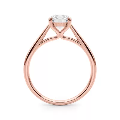 Emma Cathedral 4 Prong Solitaire Engagement Ring