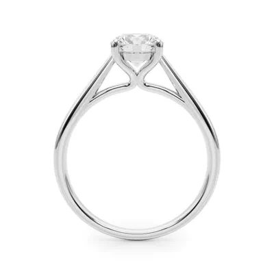 Emma Cathedral 4 Prong Solitaire Engagement Ring