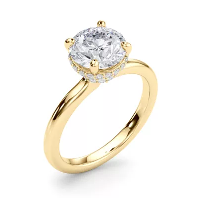Harley Double Halo Engagement Ring