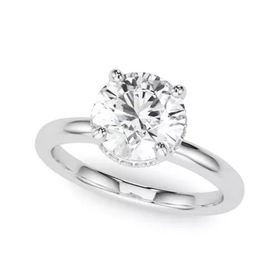 Harley Double Halo Engagement Ring