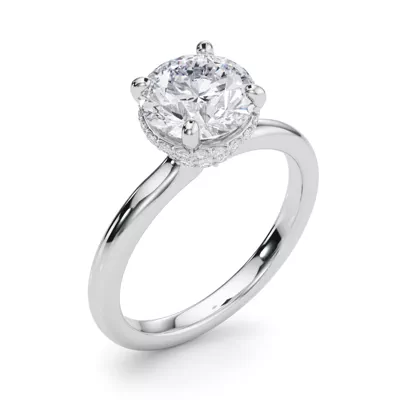 Harley Double Halo Engagement Ring