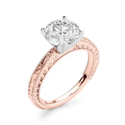 Mila Vintage-Inspired Solitaire Engagement Ring (1.8 mm)