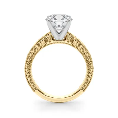 Mila Vintage-Inspired Solitaire Engagement Ring (1.8 mm)