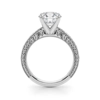 Mila Vintage-Inspired Solitaire Engagement Ring (1.8 mm)