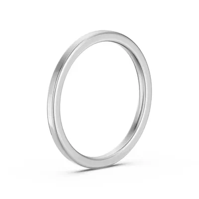 Flat Comfort-Fit Band (2mm)