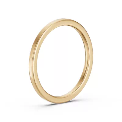 Flat Comfort-Fit Band (2mm)