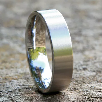 Satin Finish Flat Comfort-Fit Band (6mm)