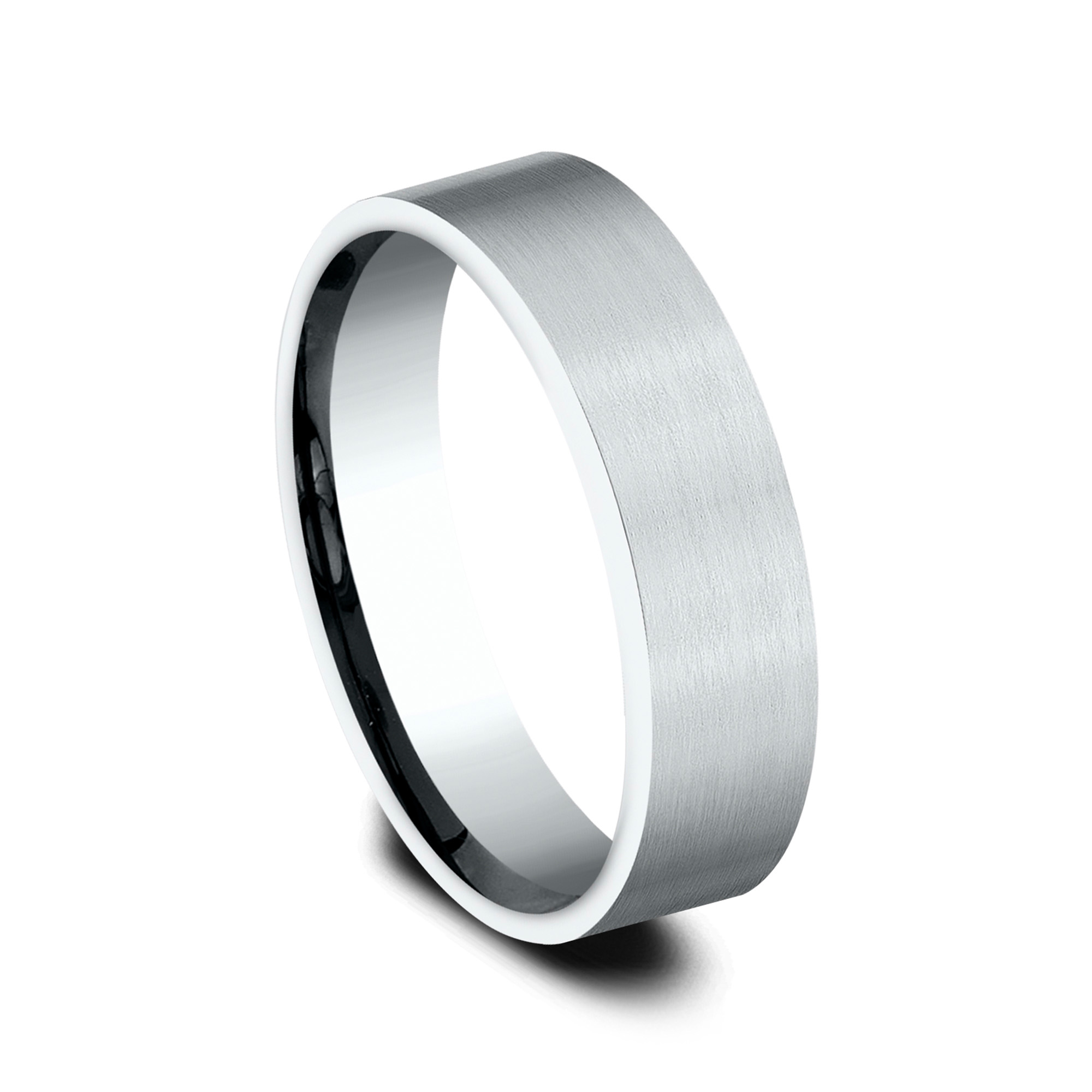Cobalt Satin Finish Flat Comfort-Fit Band (6mm)