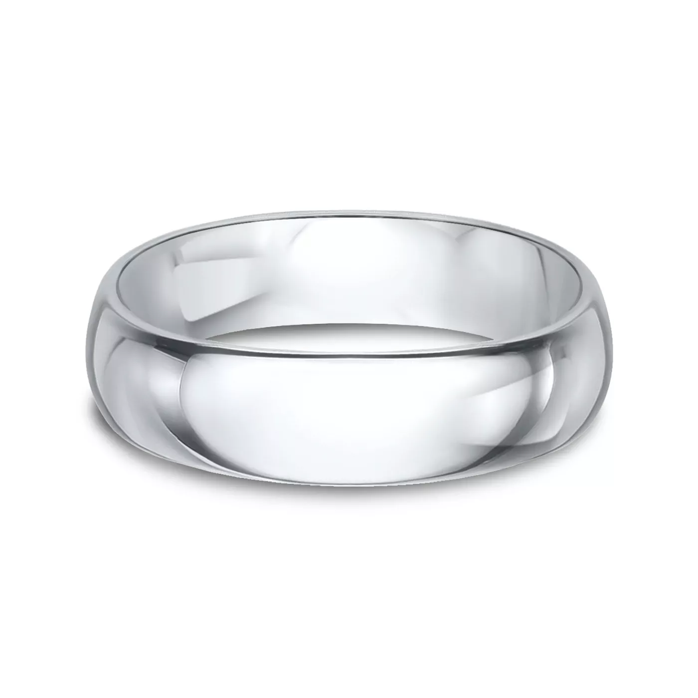 Cobalt Low-Dome Comfort-Fit Polished Band (6mm)