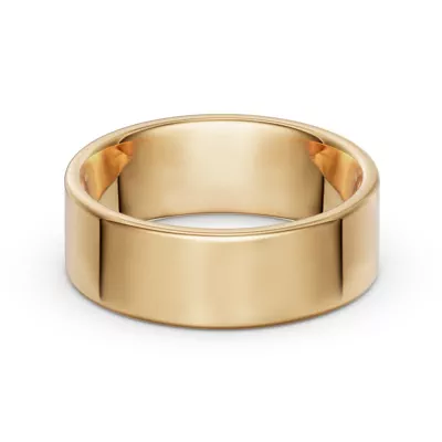 Flat Comfort-Fit Band (8mm)