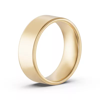 Flat Comfort-Fit Band (8mm)