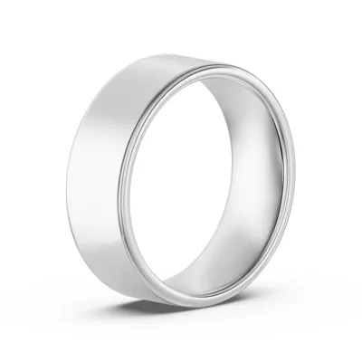 Flat Comfort-Fit Band (8mm)