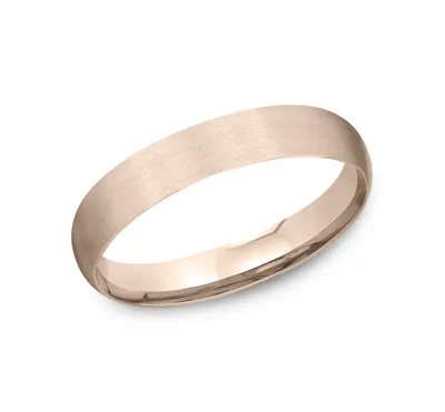 Low Dome Comfort-Fit Satin Finish Band (3mm)