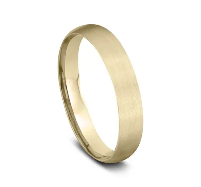 Low Dome Comfort-Fit Satin Finish Band (3mm)