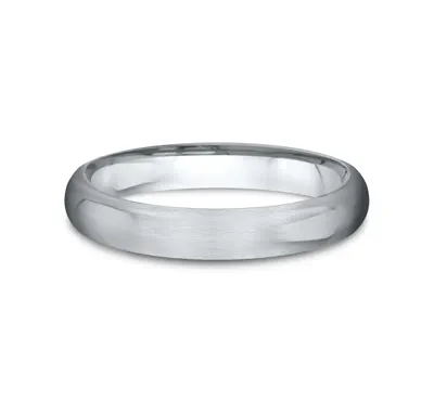 Low Dome Comfort-Fit Satin Finish Band (3mm)