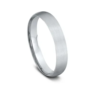 Low Dome Comfort-Fit Satin Finish Band (3mm)
