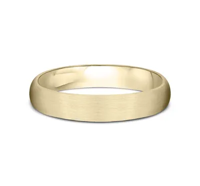 Midweight Classic Satin Finish Plain Band (4mm)