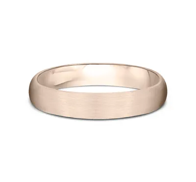 Midweight Classic Satin Finish Plain Band (4mm)