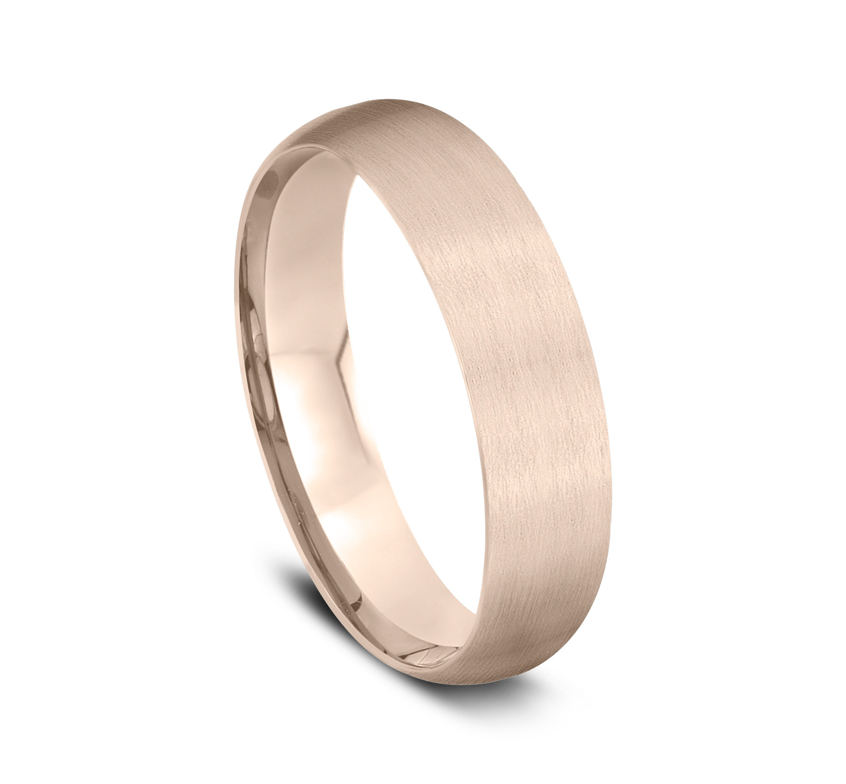 Low Dome Comfort-Fit Satin Finish Band (5mm)