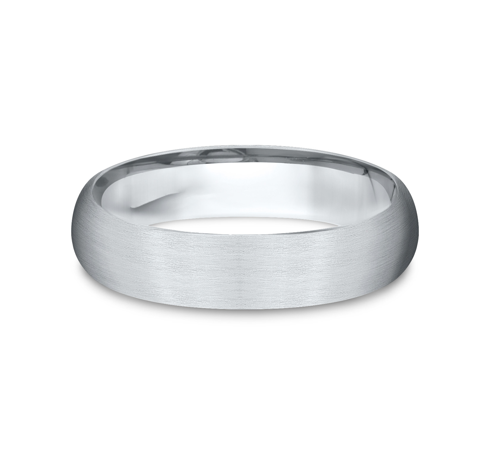 Low Dome Comfort-Fit Satin Finish Band (5mm)