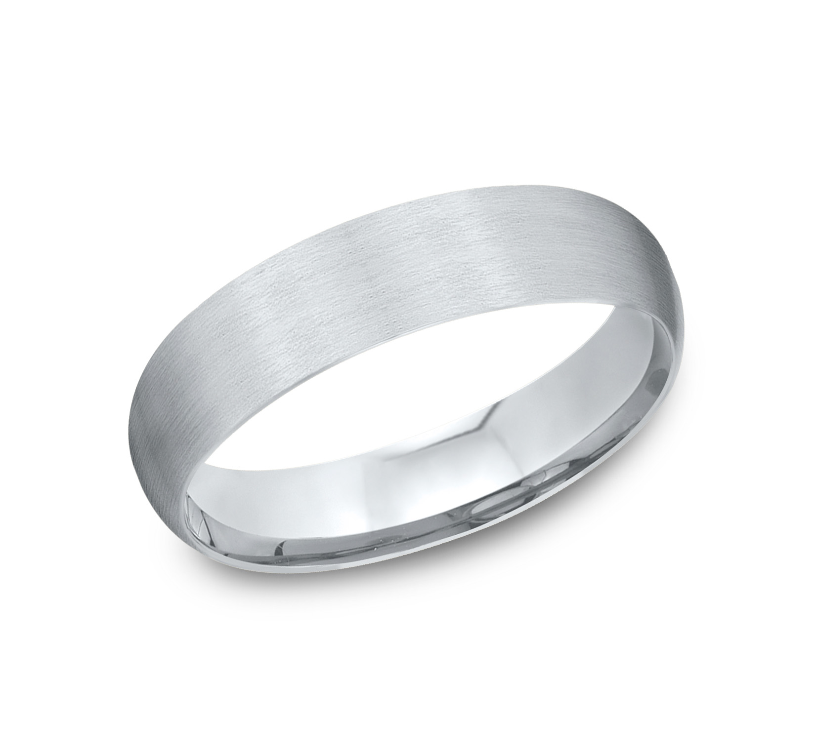 Low Dome Comfort-Fit Satin Finish Band (5mm)