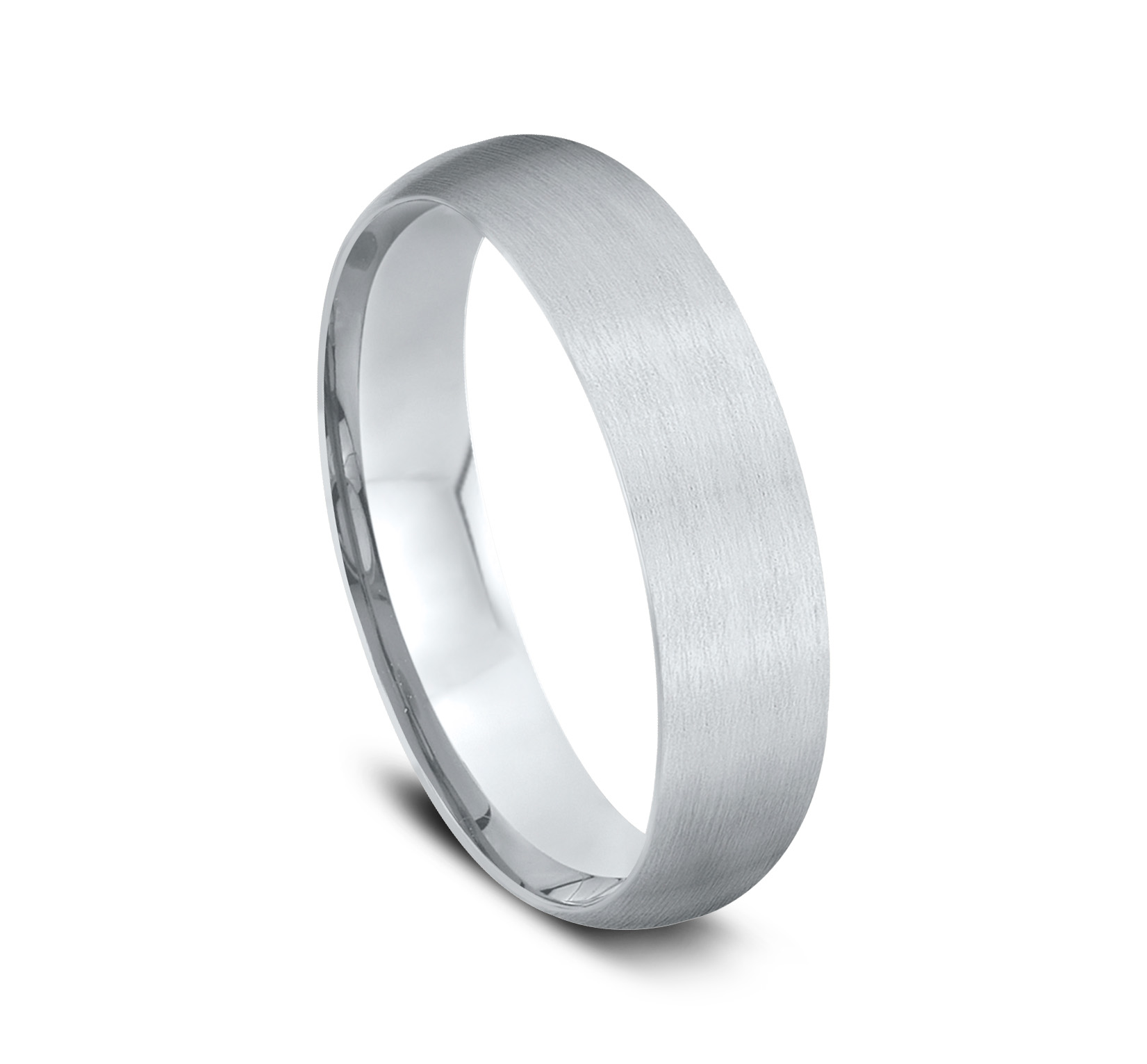 Low Dome Comfort-Fit Satin Finish Band (5mm)