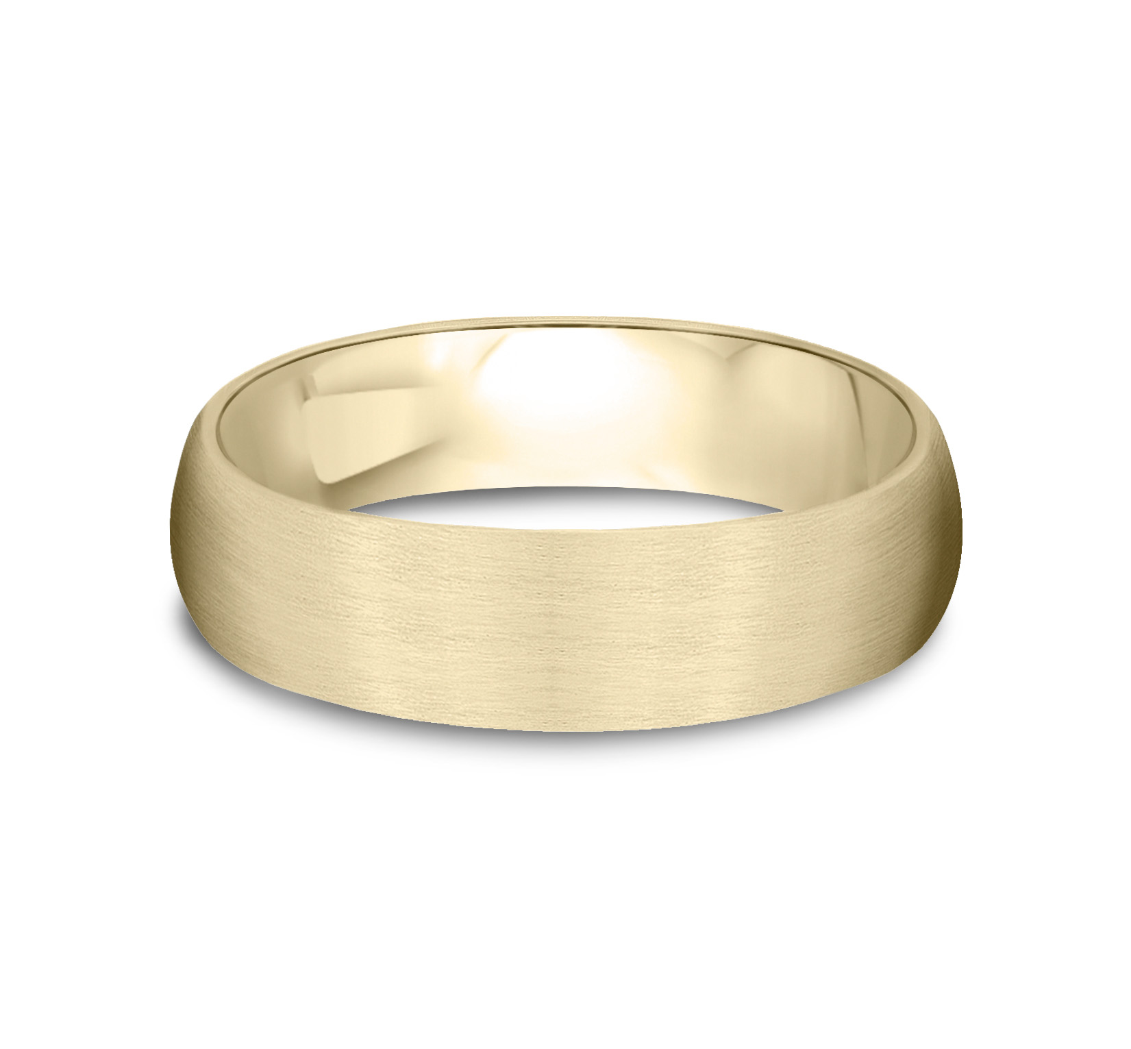 Midweight Classic Satin Finish Plain Band (6mm)