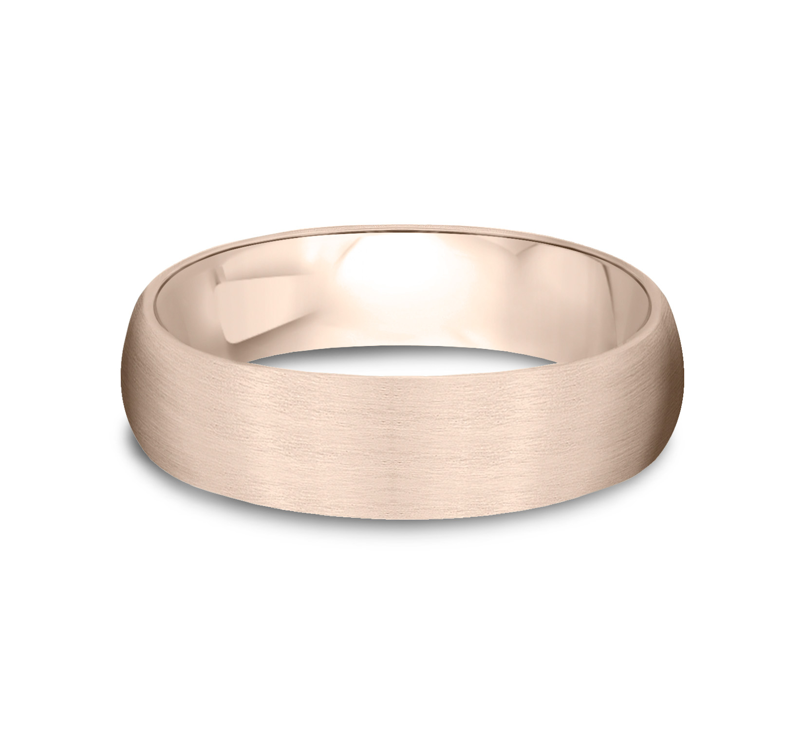 Midweight Classic Satin Finish Plain Band (6mm)