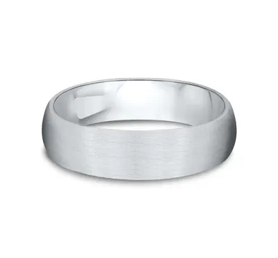 Midweight Classic Satin Finish Plain Band (6mm)