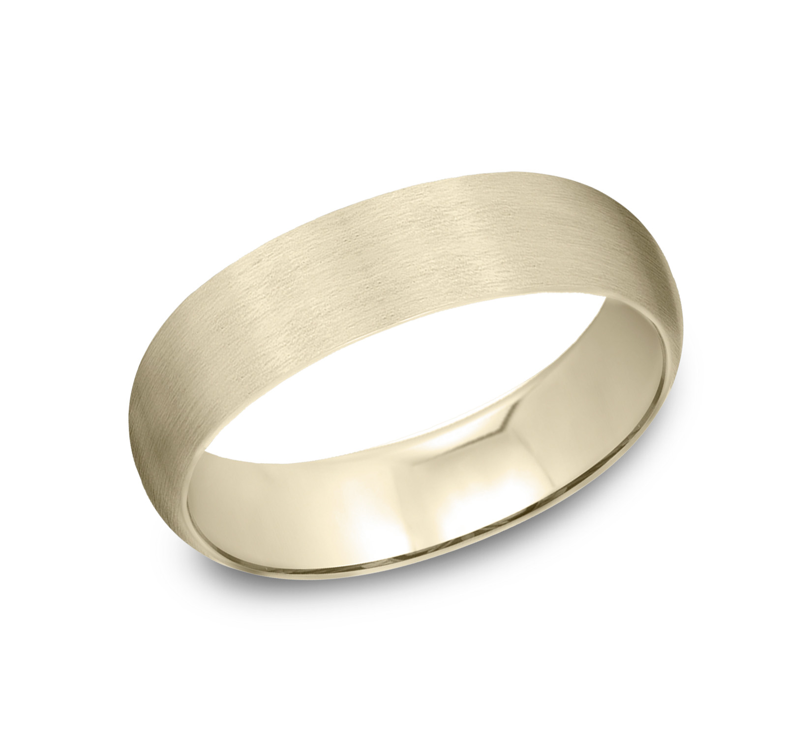 Midweight Classic Satin Finish Plain Band (6mm)