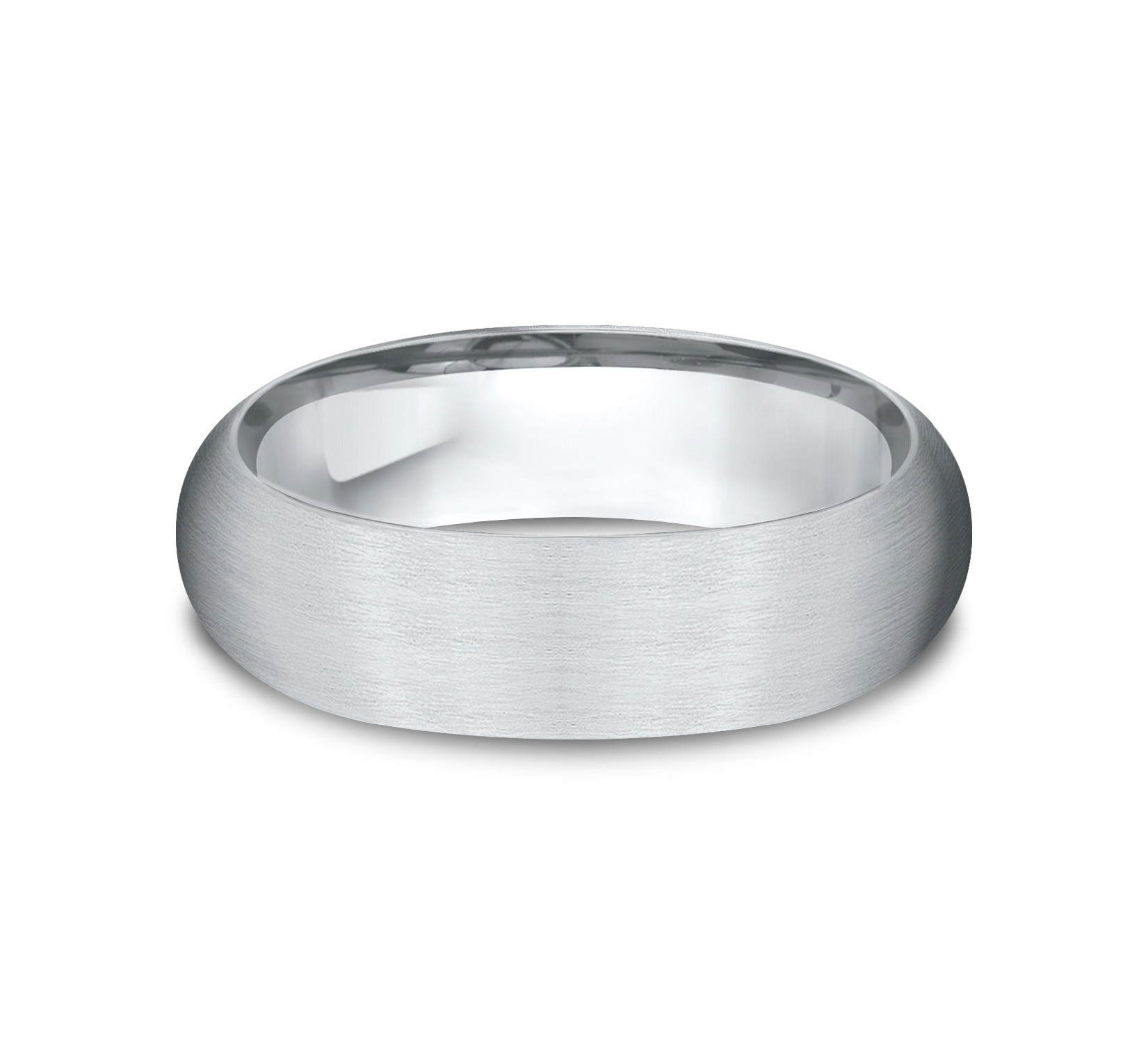 Low Dome Comfort-Fit Satin Finish Band (7mm)