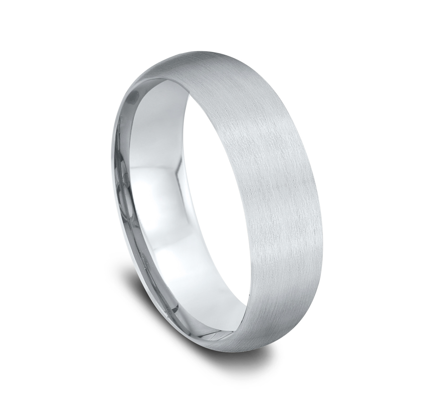Low Dome Comfort-Fit Satin Finish Band (7mm)
