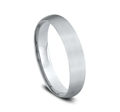 Classic Comfort-Fit Satin Finish Band (4mm)