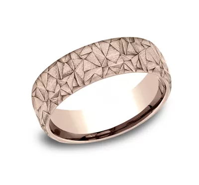 Prism Texture Comfort-Fit Band (6.5mm)