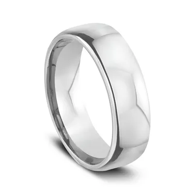 Cobalt Euro Comfort-Fit Plain Band (6.5mm)