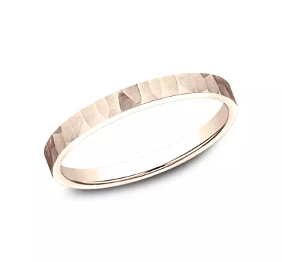 Satin Hammered Band (2mm)