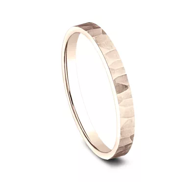 Satin Hammered Band (2mm)