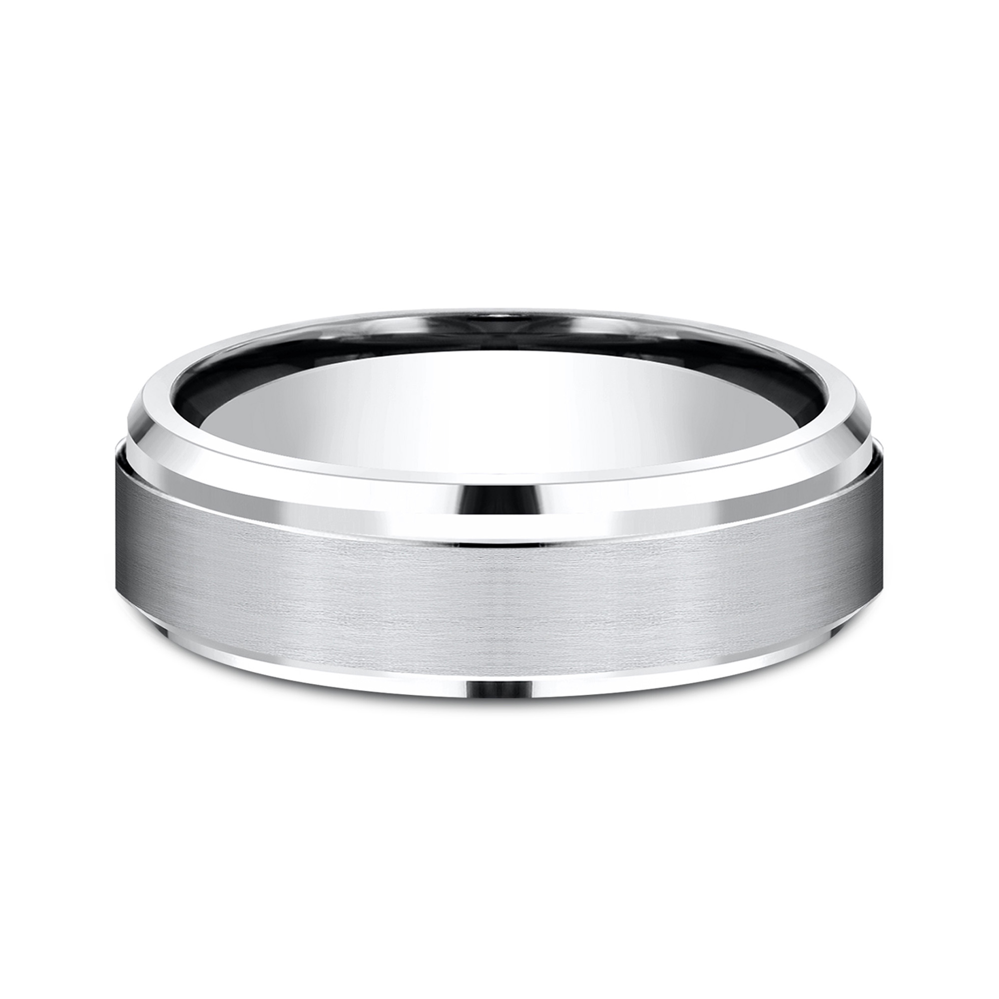 Cobalt Drop Bevel Edge Comfort-Fit Band (6mm)
