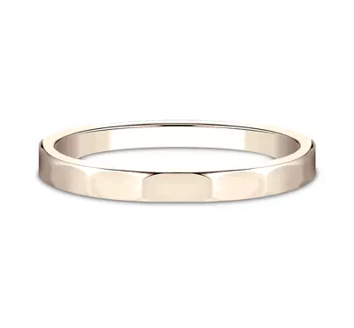Polished Faceted Band (2mm)