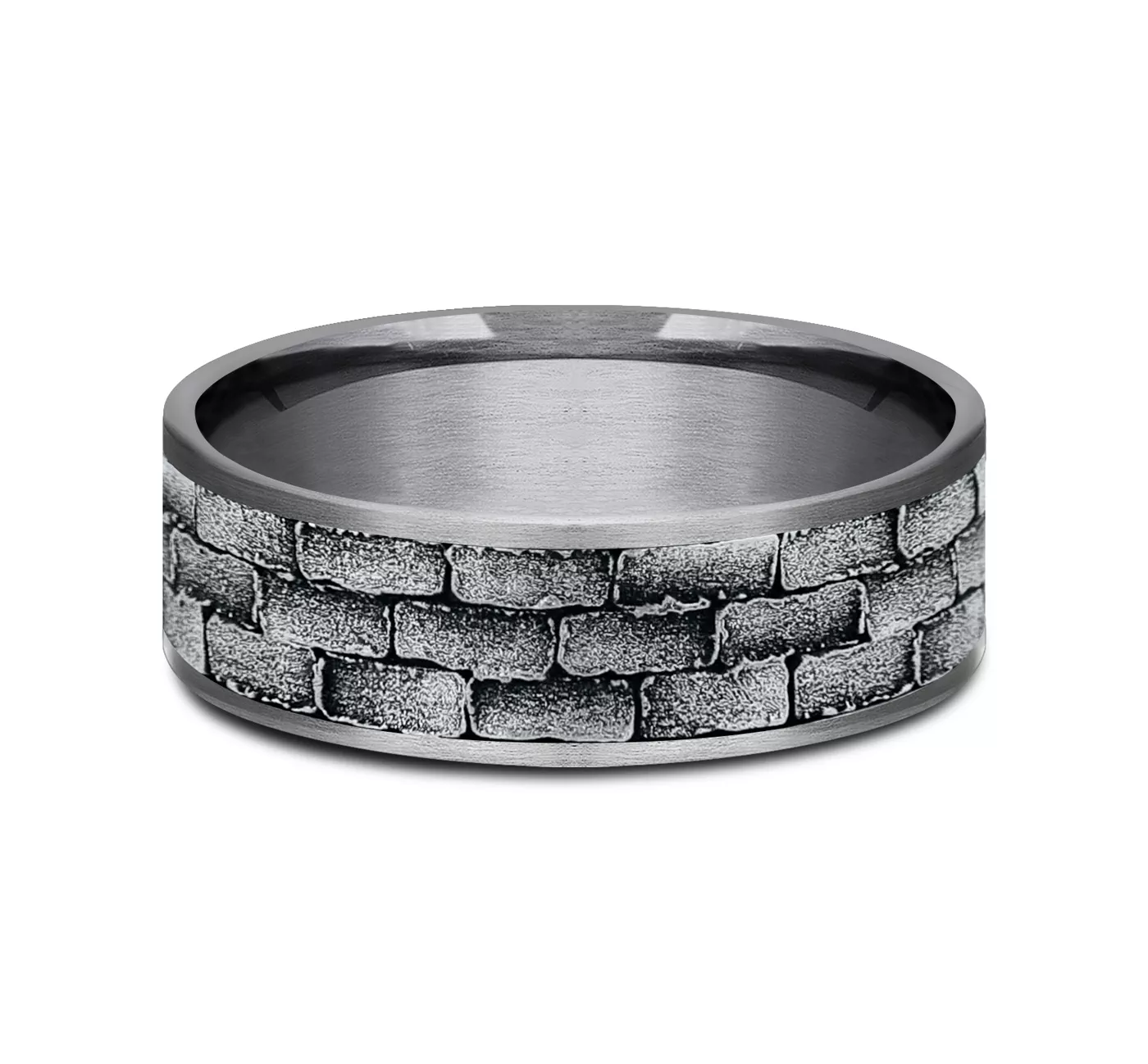 Masonry Gold & Tantalum Comfort-Fit Band (7.5mm)